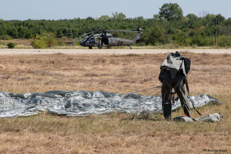 U.S. Black Hawk Paradrop Training in Bulgaria
