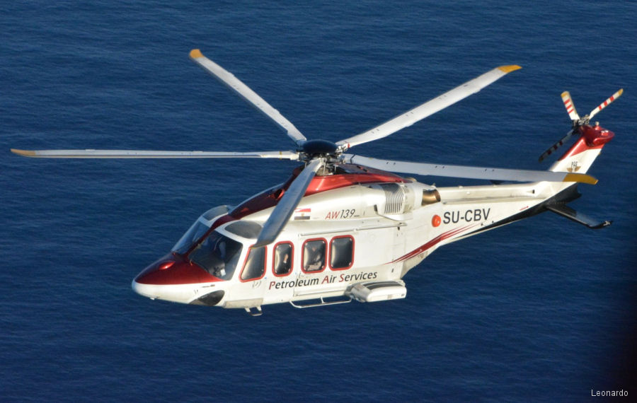 Sixth AW139 for Egypt’ Petroleum Air Services