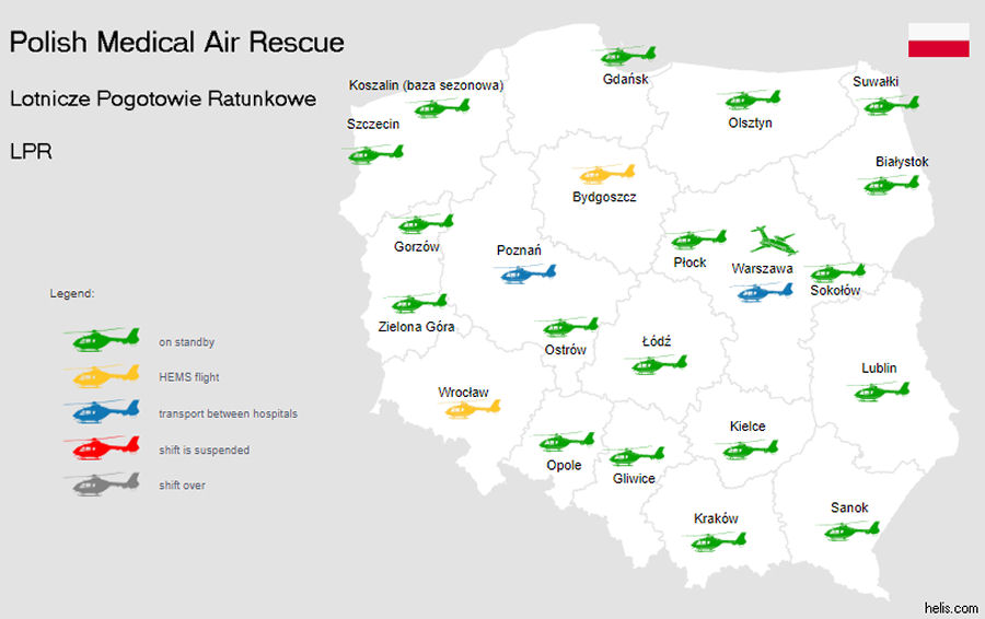 Poland air ambulance