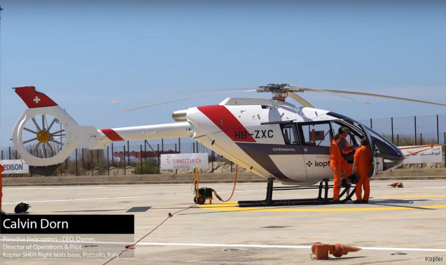 Paradise Helicopters Visits Kopter’ SH09