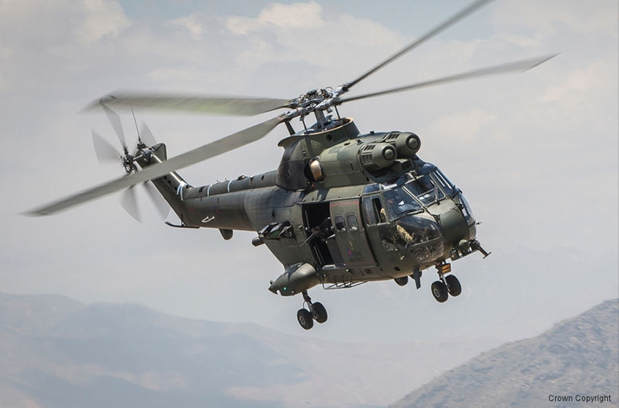 RAF Puma Reached 1600 Days in Afghanistan