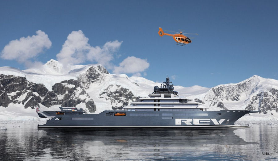 REV Ocean Superyacht to Have an ACH145