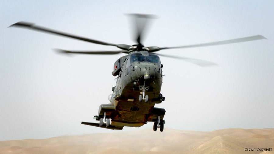 Royal Navy’ Merlins Reaches 200,000 Flight Hours