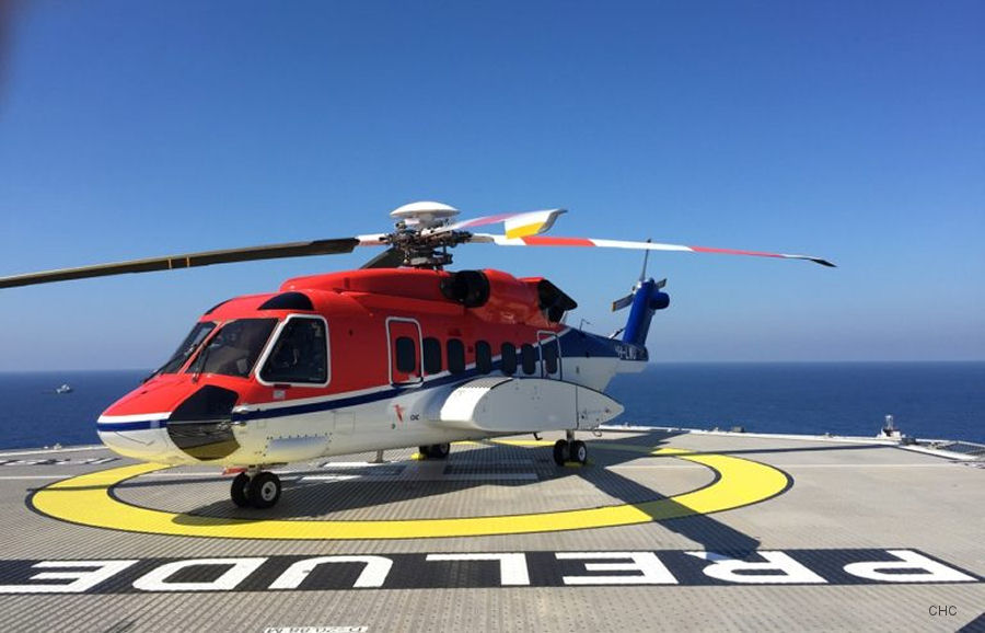 CHC S-92 Renewed with Shell’ Browse Basin