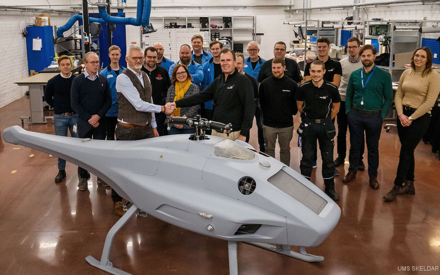 First SKELDAR V-200 Drone from Scanfil