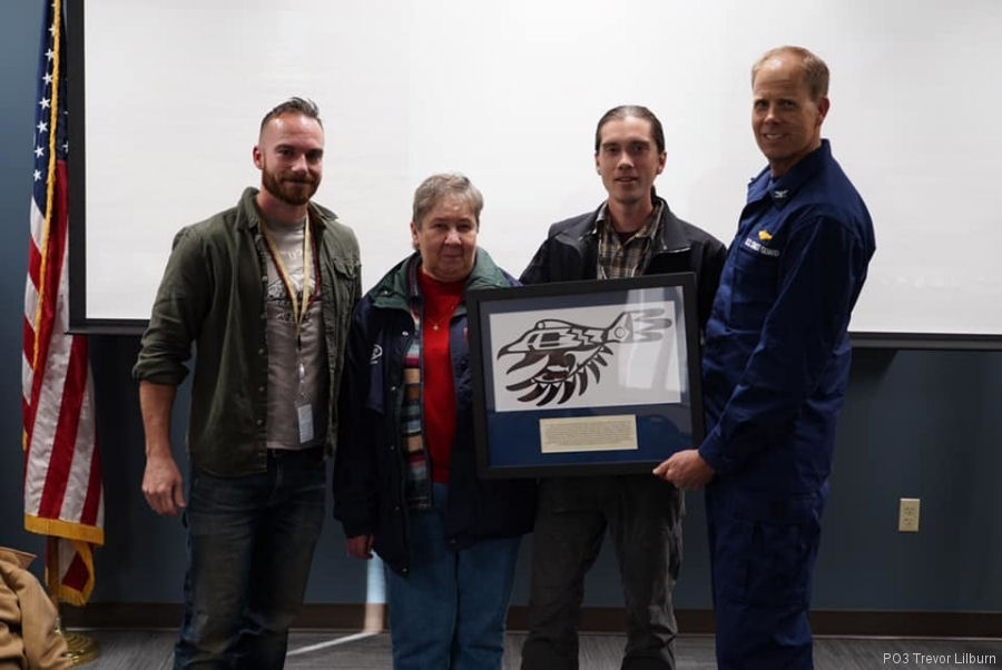 Spirit of Oregon Adorns USCG North Bend Dolphins