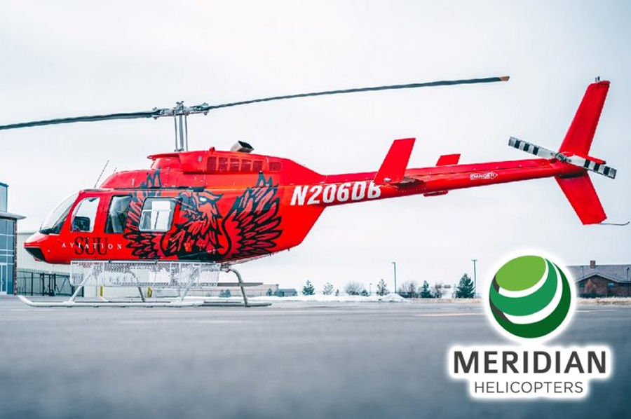 Meridian Helicopters Delivered Bell 206L4 to SUU