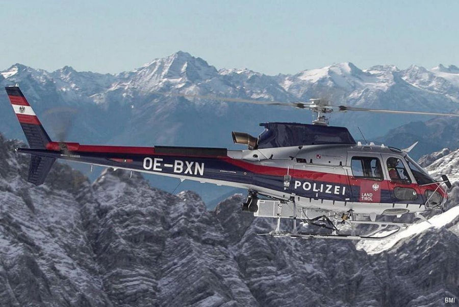 Trakkabeam A800 Searchlight for Austrian Police H125