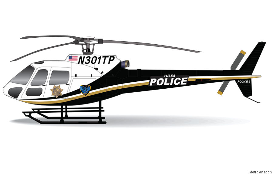Tulsa Police New H125 Helicopter