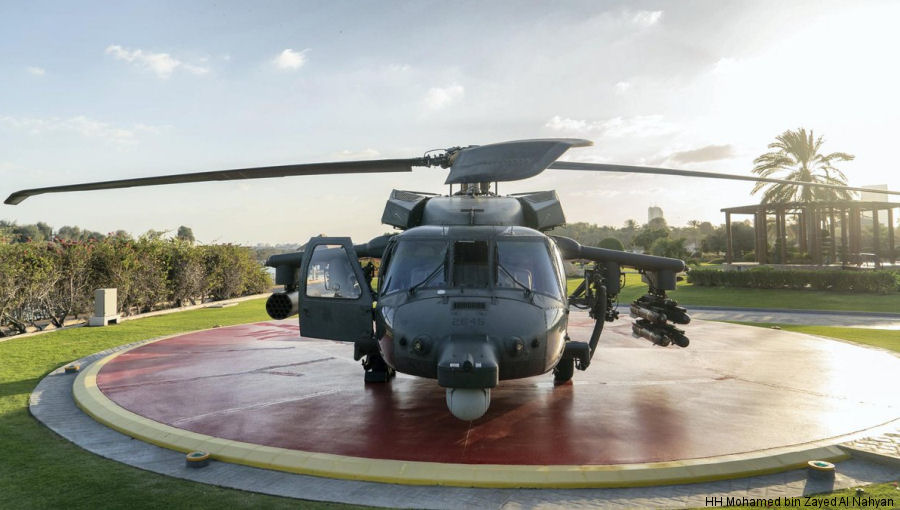 UAE Unveiled Armed Black Hawk