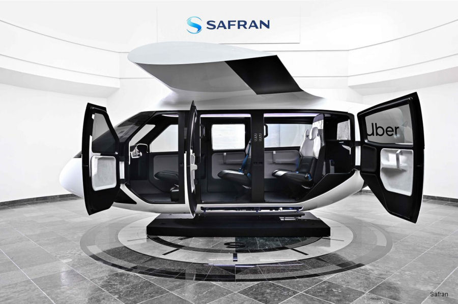 Safran and Uber Unveil Cabin Mockup