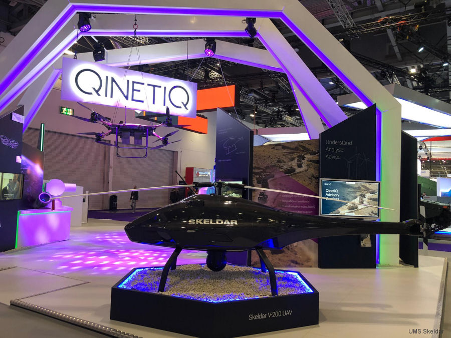 Drone UMS Skeldar at DSEI 2019