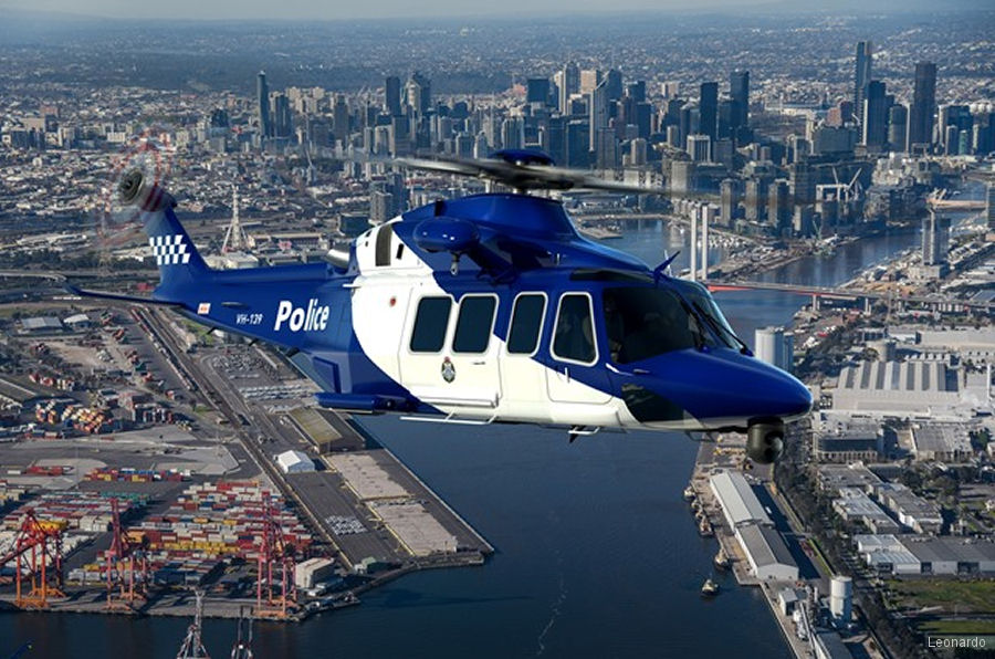 Victoria Police of Australia Orders Three AW139