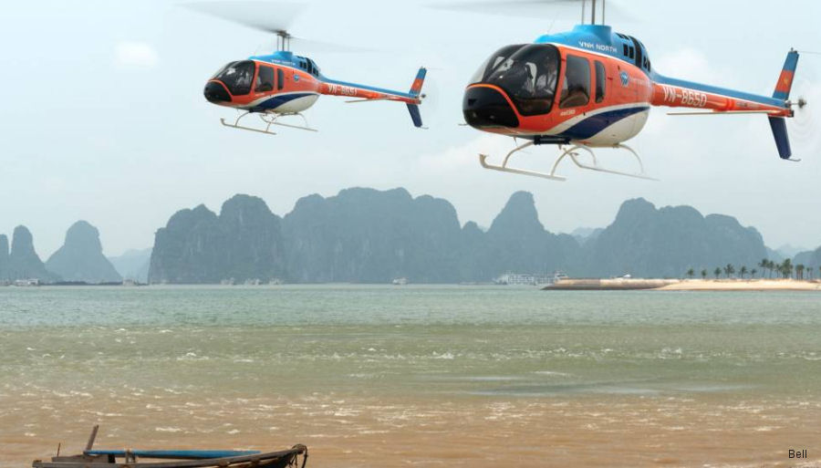 Vietnam Helicopter Tours with Bell 505