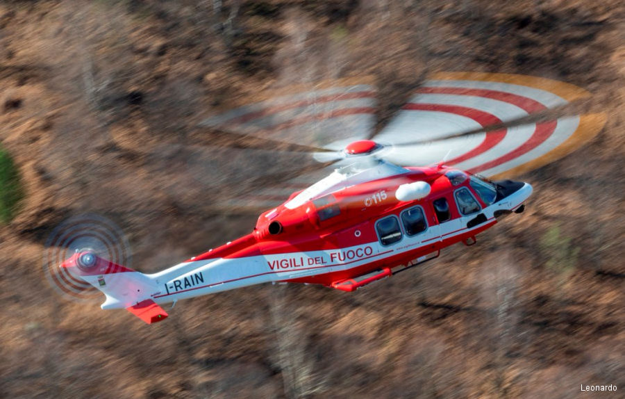 Italian Firefighters Received New AW139