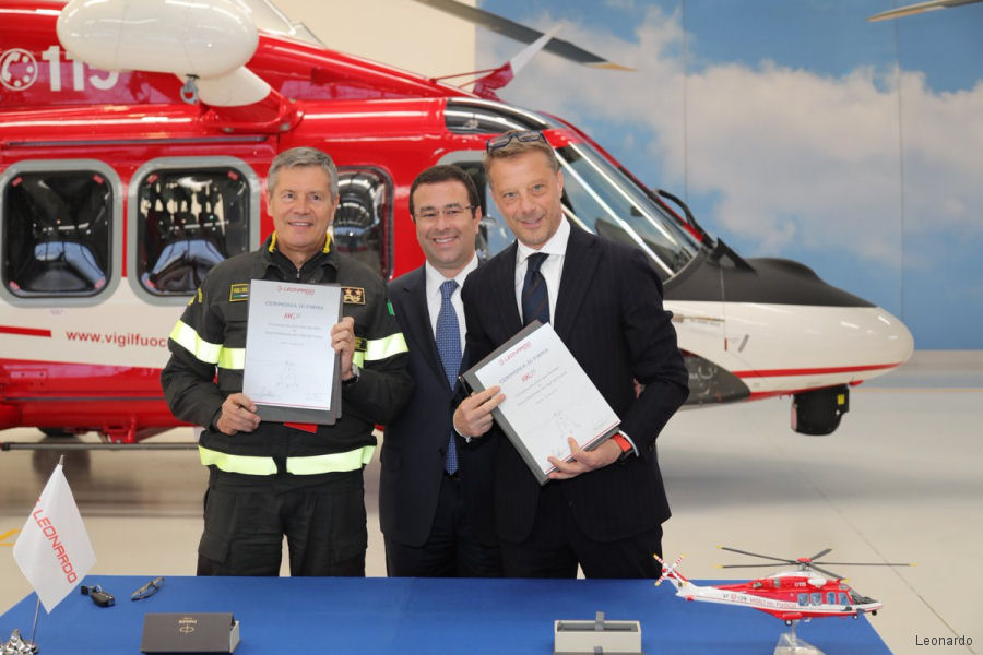 Italian Firefighters Received New AW139