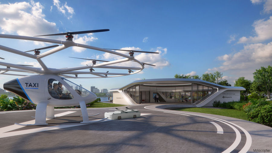 First Air Taxi Volo-Port to be Ready by End 2019