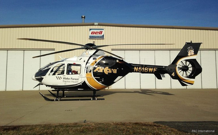 Wake Forest Baptist Health Received Fourth EC135