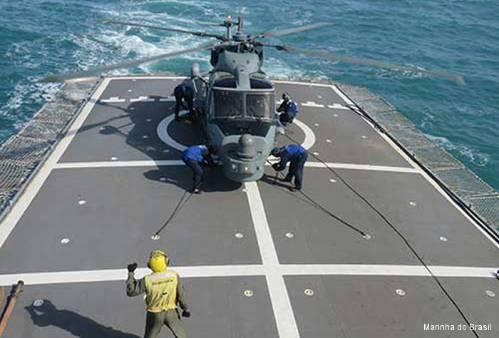 Brazilian Wild Lynx First Landing on Ship