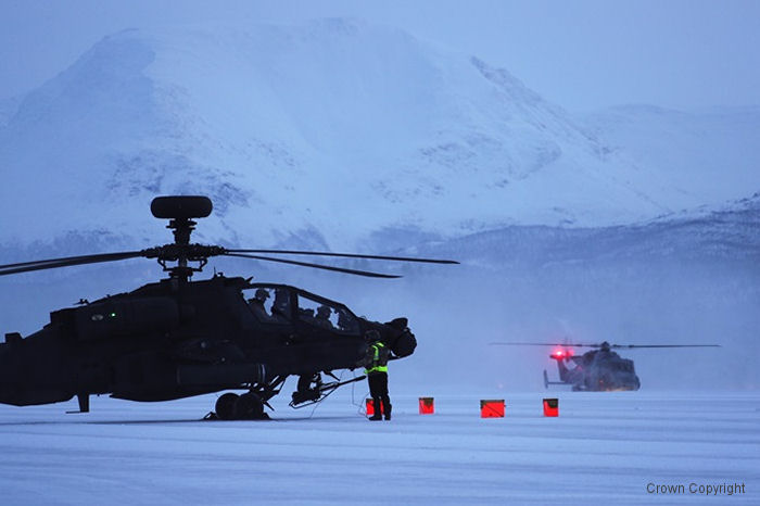 Wildcat and Apache in Norway for Exercise Clockwork