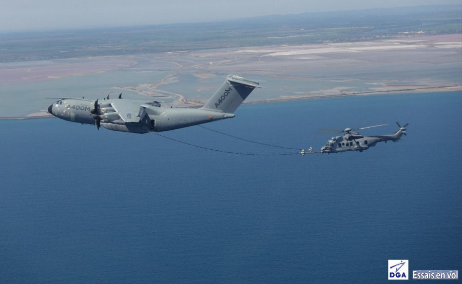 First Fuel Transfer Between A400M and H225M