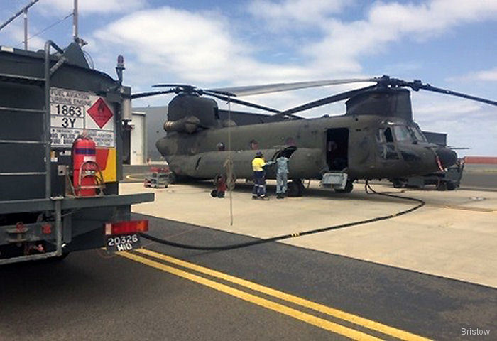 Bristow Supports Singapore Chinooks in Australia