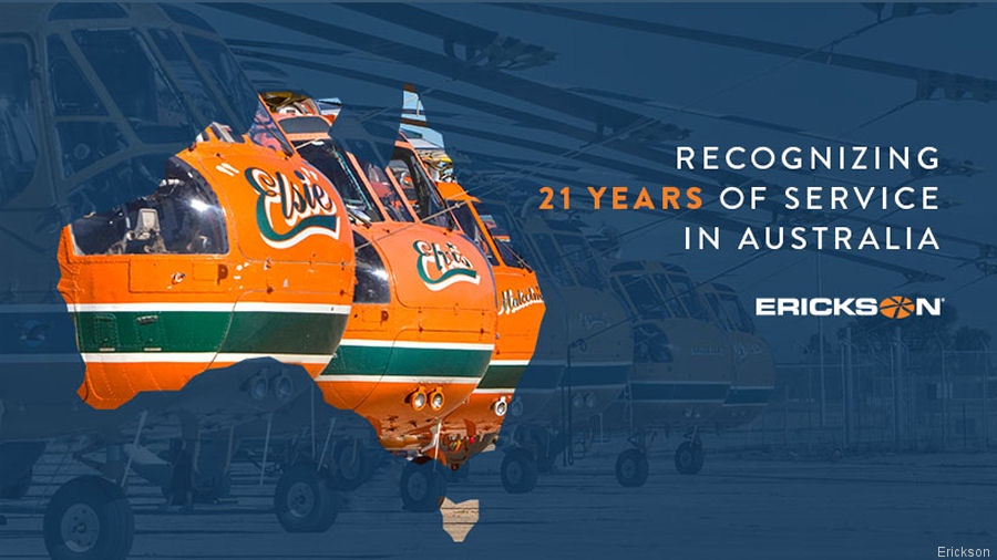 Six Erickson S-64 Fighting Australia Bushfires