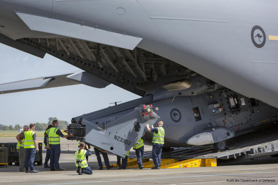 Kiwi NH90 Deployed Against Australia Bushfires