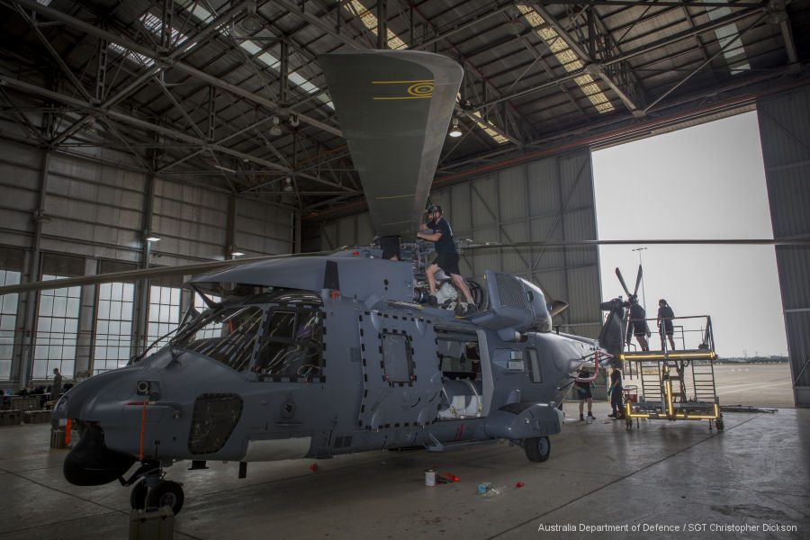 Kiwi NH90 Deployed Against Australia Bushfires