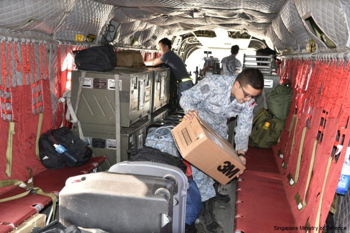 Singapore Chinooks Joins Australia Bushfires Fight