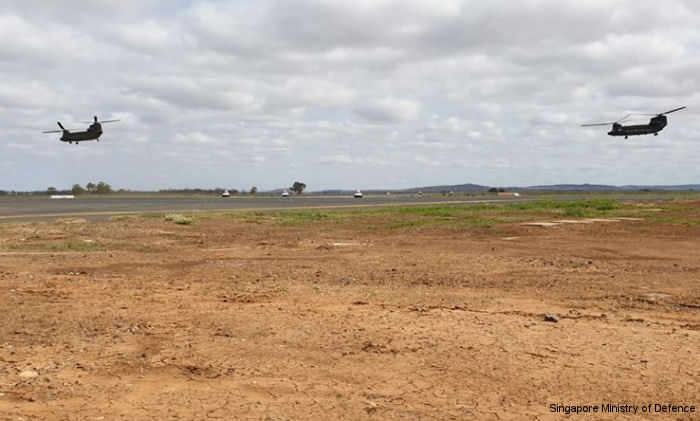 Singapore Chinooks Joins Australia Bushfires Fight