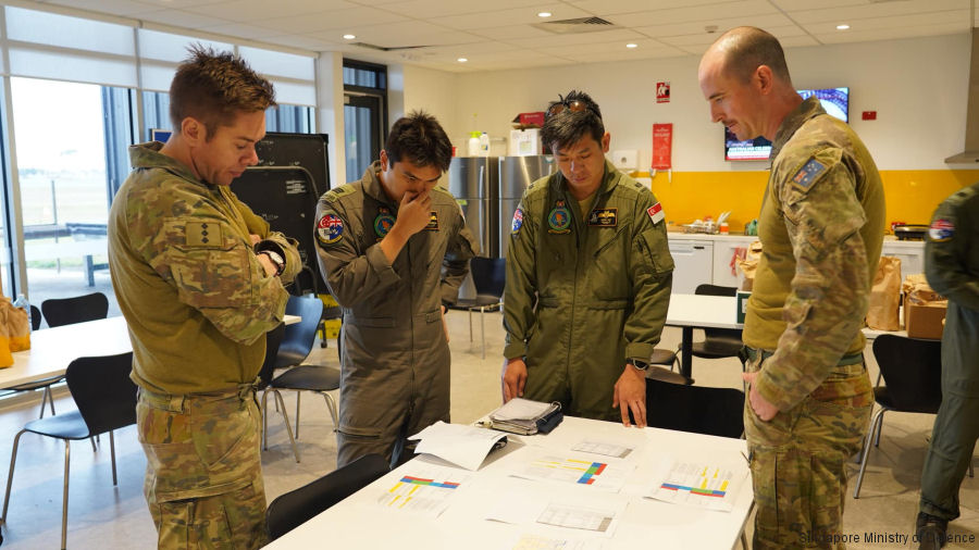 Singapore Chinooks Ended Bushfires Mission