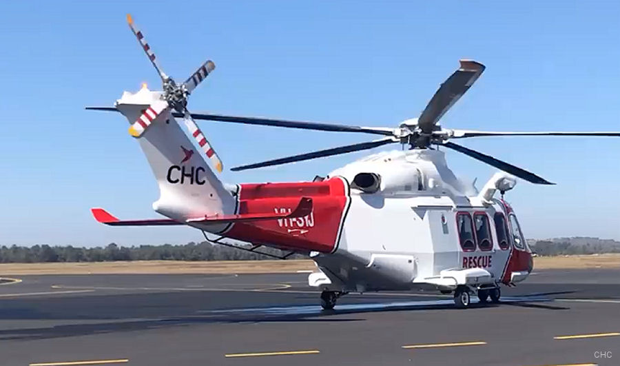 helicopter news October 2020 40,000 Flight Hours for CHC Australia AW139s