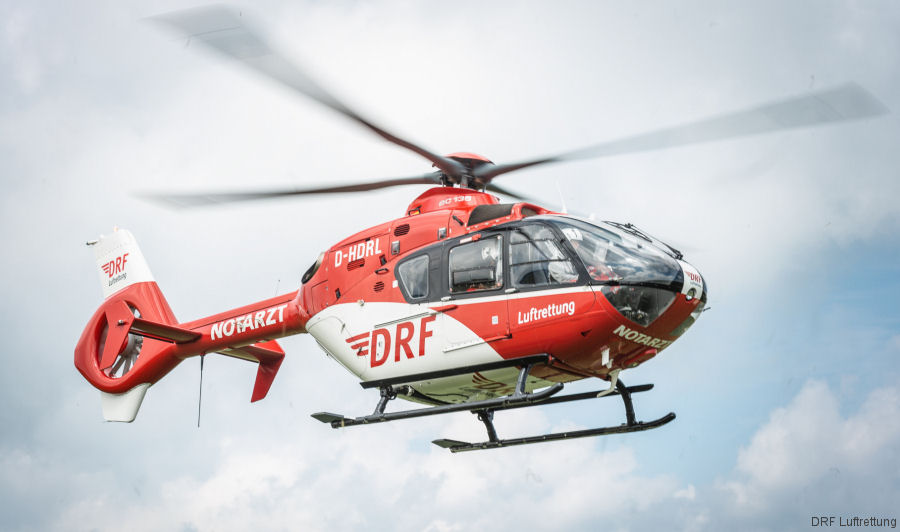Detailed history and photos of helicopter Eurocopter EC135P2 Serial 0486 Register D-HDRL used by DRF Luftrettung DRF Christoph 46 (DRF) ,Christoph 44 (DRF) ,Christoph 41 (DRF) ,Christoph 80 (DRF) ,Christoph 45 (DRF) ,Christoph 37 (DRF) ,Christoph 27 (DRF) ,Christoph 43 (DRF) ,Christoph 18 (DRF) ,Christoph 53 (DRF) Track service timeline and current status.