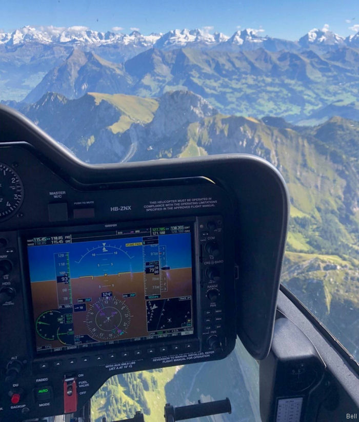 Bell 407GXi in Switzerland