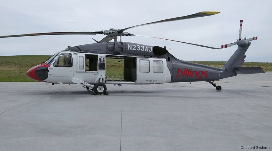 Detailed history and photos of helicopter Sikorsky UH-60A Black Hawk Serial 70-508 Register N233AJ 82-23685 used by Billings Flying Service BFS ,US Army Aviation Army Track service timeline and current status.