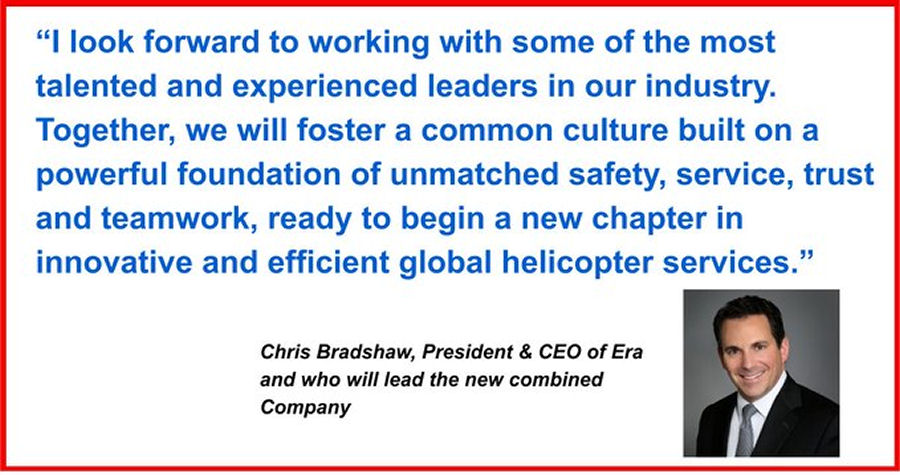 Bristow and Era Announce Leadership Team