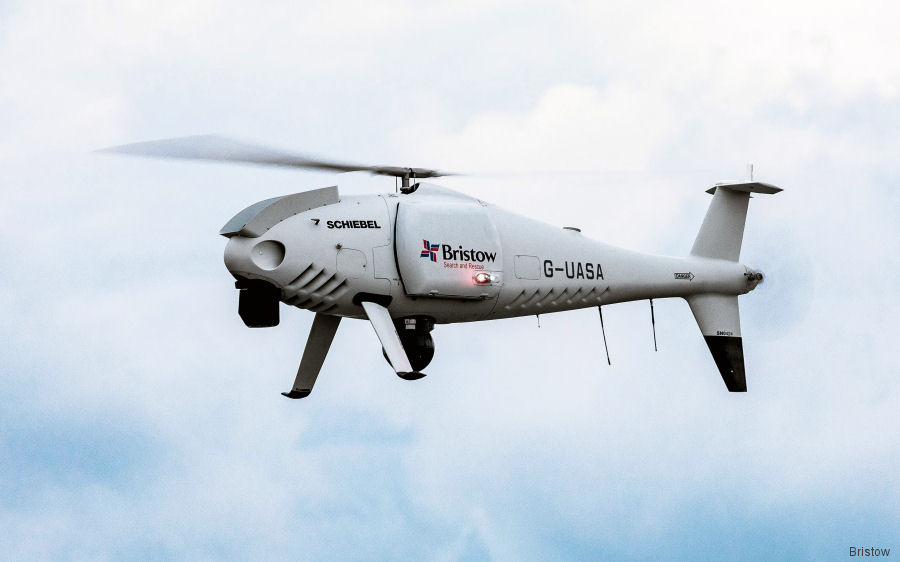 Bristow Testing SAR Drone at Caernarfon