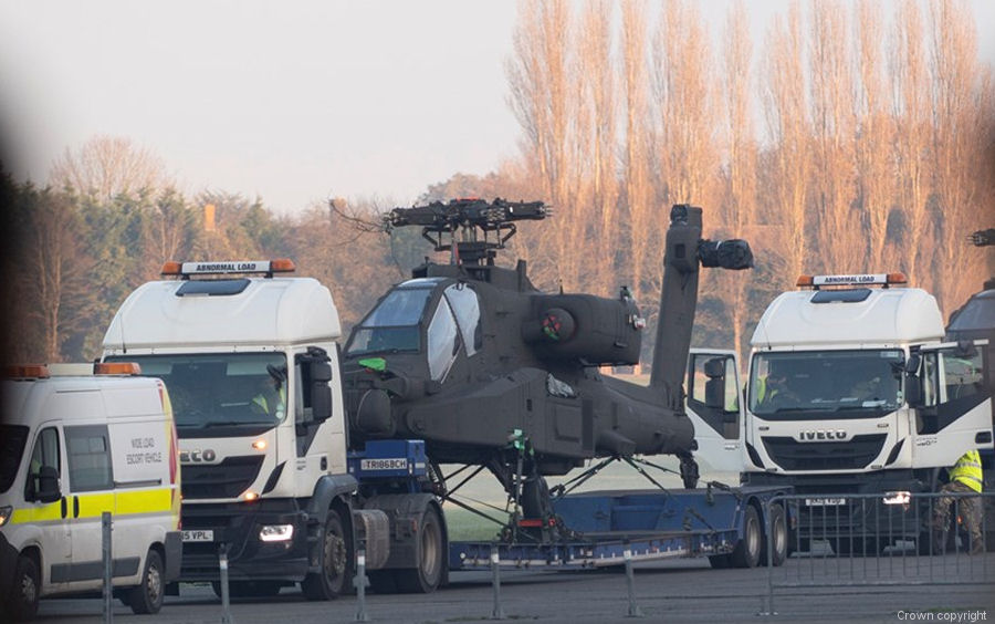 First AH-64E Apache to British Army