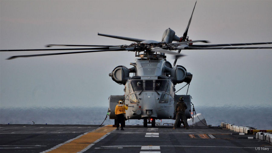 CH-53K King Stallion First Time at Sea