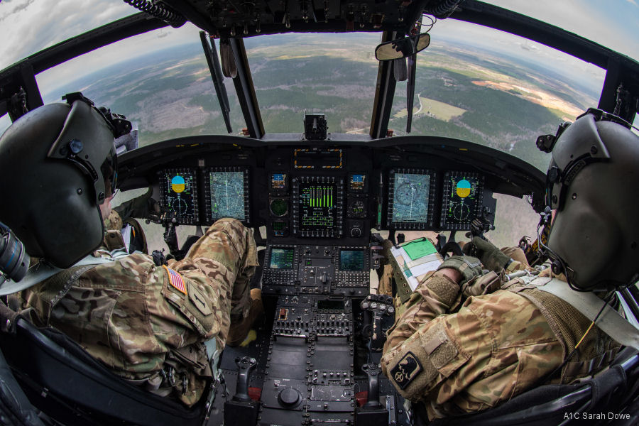 cockpit Photos of CH-47F Chinook in US Army Aviation helicopter service.