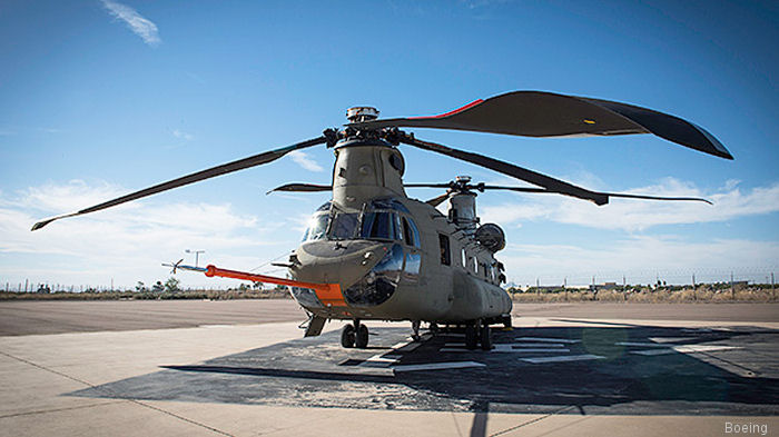 Chinook Block II New Advanced Rotor Blades