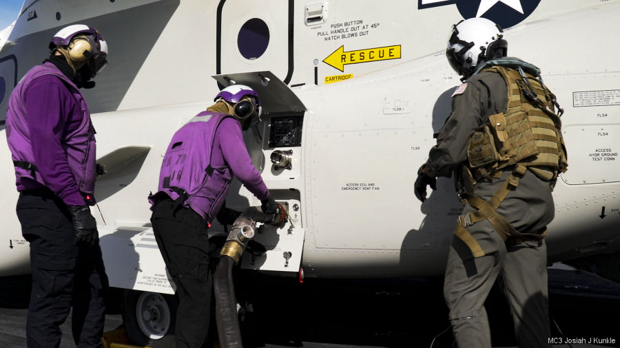 CMV-22B First Refueling on Aircraft Carrier