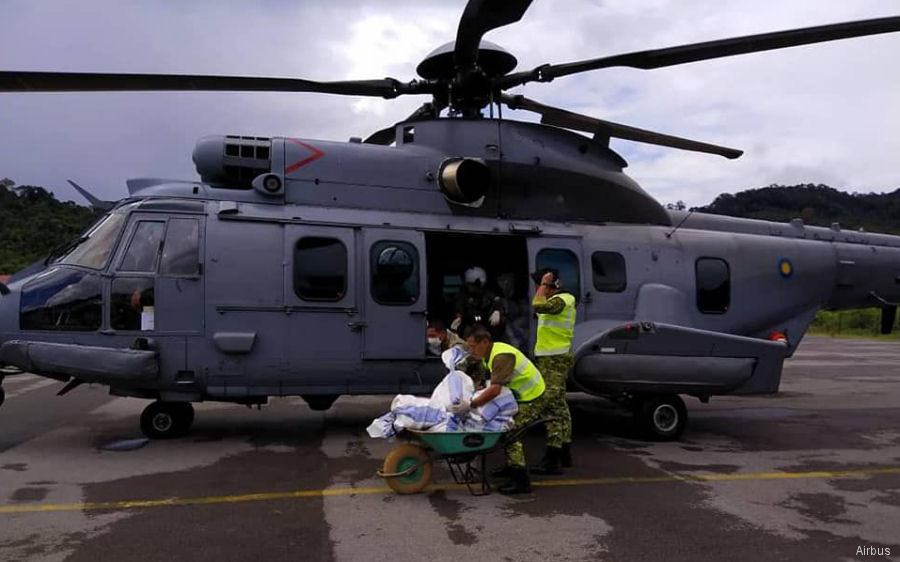 Photos of EC725 / H225M in Royal Malaysian Air Force helicopter service.