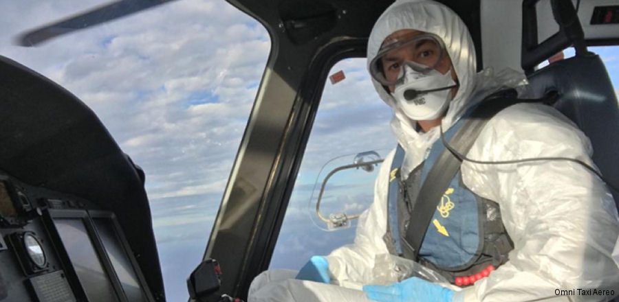 Brazilian Omni Adapts Medical Helicopter for Coronavirus