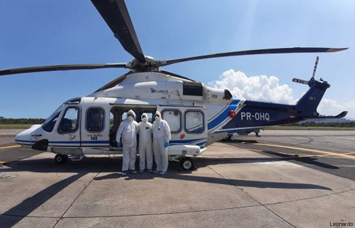 Brazilian Omni Adapts Medical Helicopter for Coronavirus