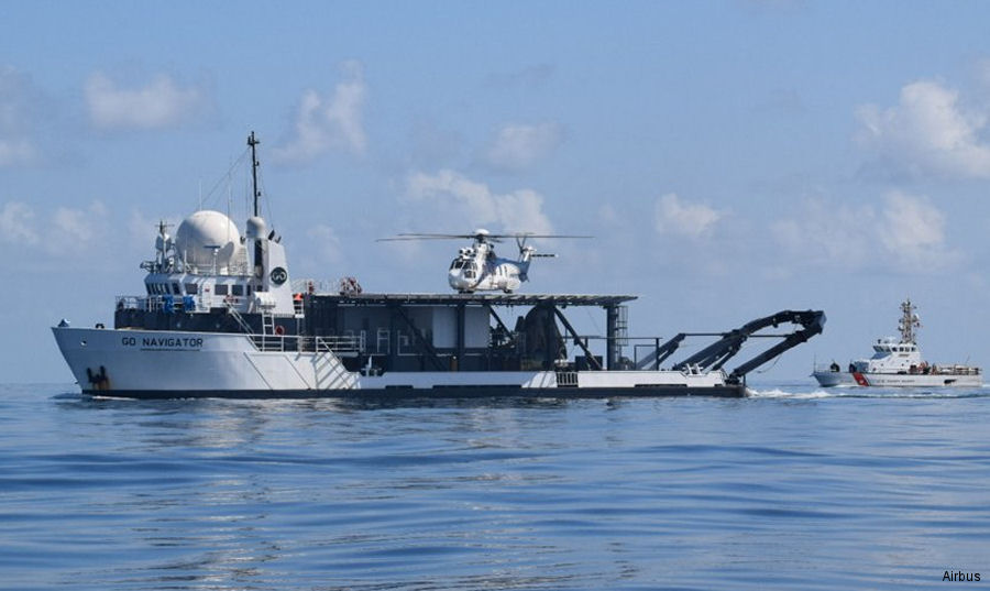 H225 Transports NASA Astronauts after Splashdown