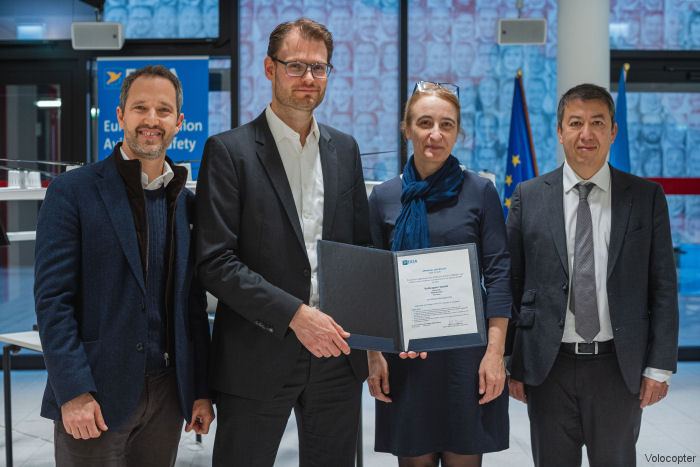 Volocopter Received EASA Design Organisation Approval