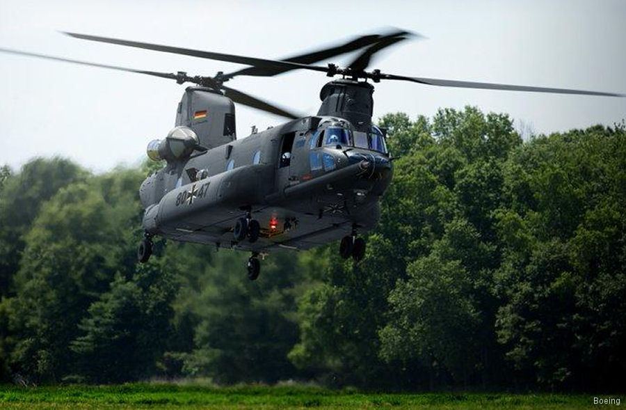 Boeing Submitted Chinook Proposal to Germany