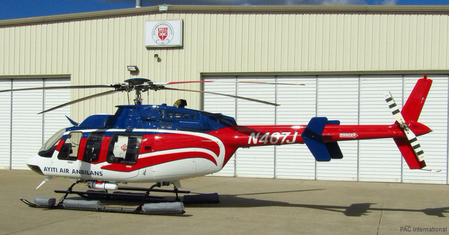 Bell 407 for the Haiti Air Ambulance